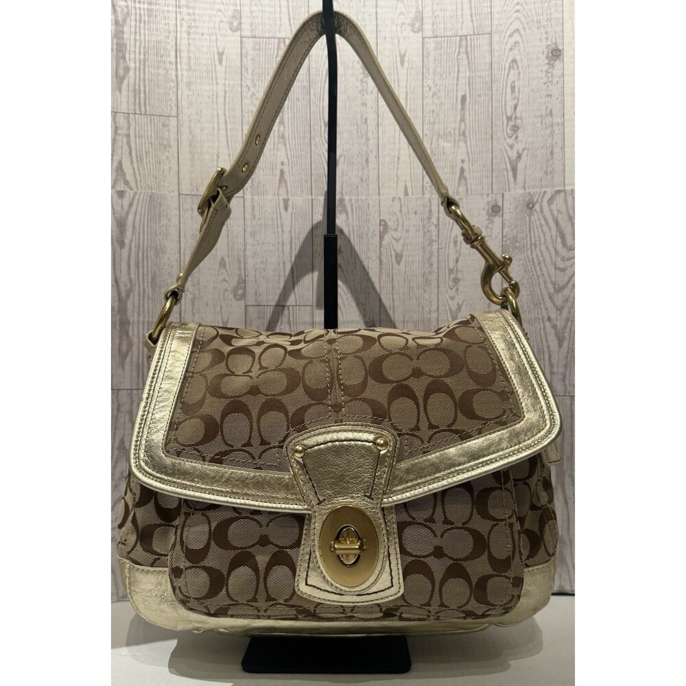 Coach Legacy Ali 65th Anniversary Limited Edition Shoulder Bag F12857, Metallic